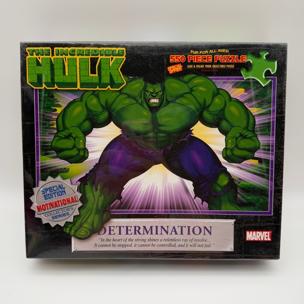 Marvel The Incredible Hulk 550 Piece Jigsaw Puzzle MasterPieces NEW